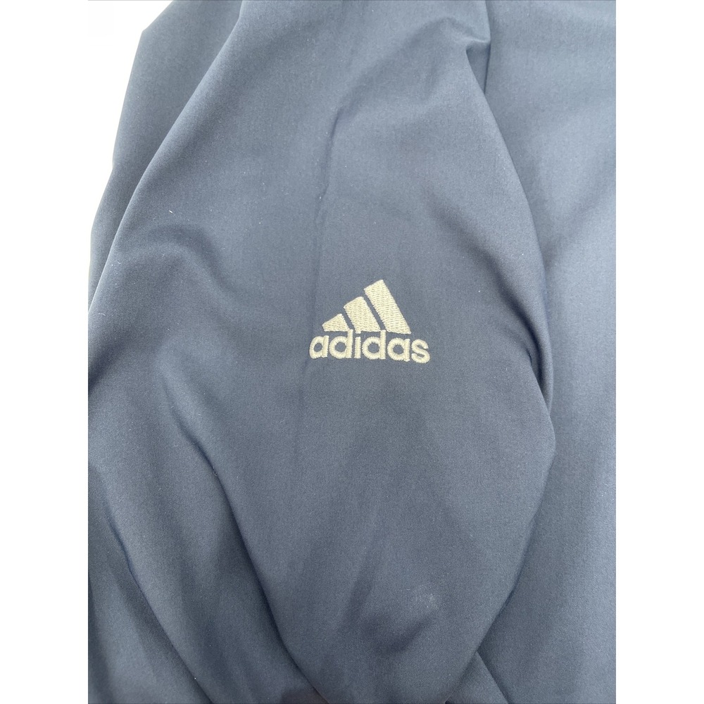 Adidas Pullover Windbreaker Jacket Men's Large‎ Dark Blue IBM Intel Logo #C125 - Picture 5 of 10